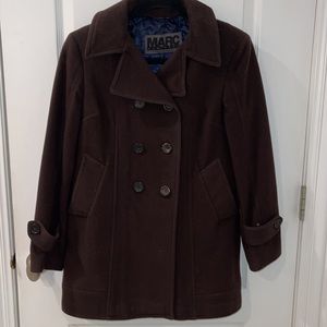 Plum colored Marc New York coat - size small
